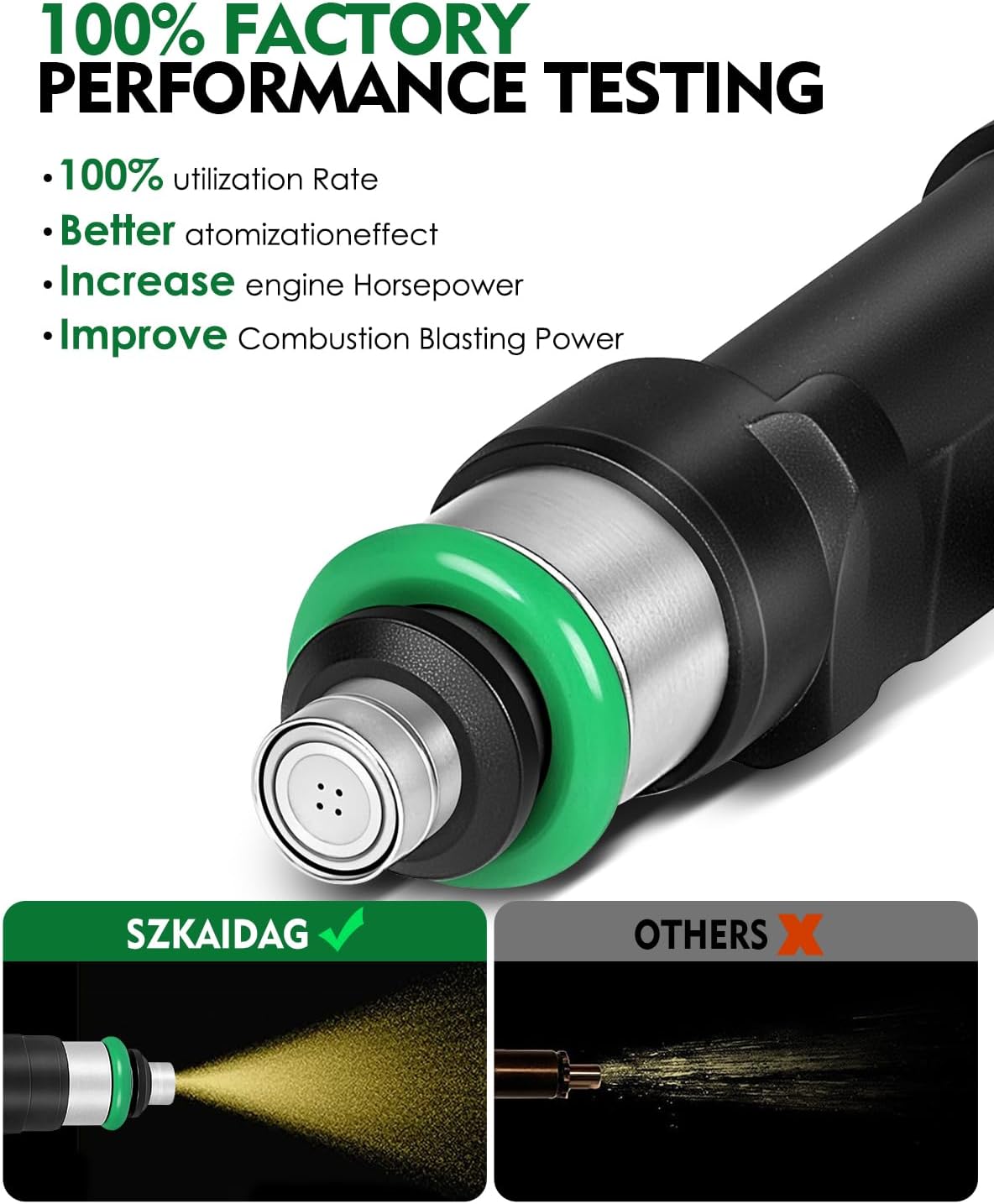 Fuel Injectors Fits For:-Jeep 2007-2010 Wrangler 3.8L V6 For:-Dodge 2008-2010 Grand Caravan For:-Chrysler Town & Country 2008 2009 2010 3.3L 3.8L V6 OE# 0280158119, FJ1029