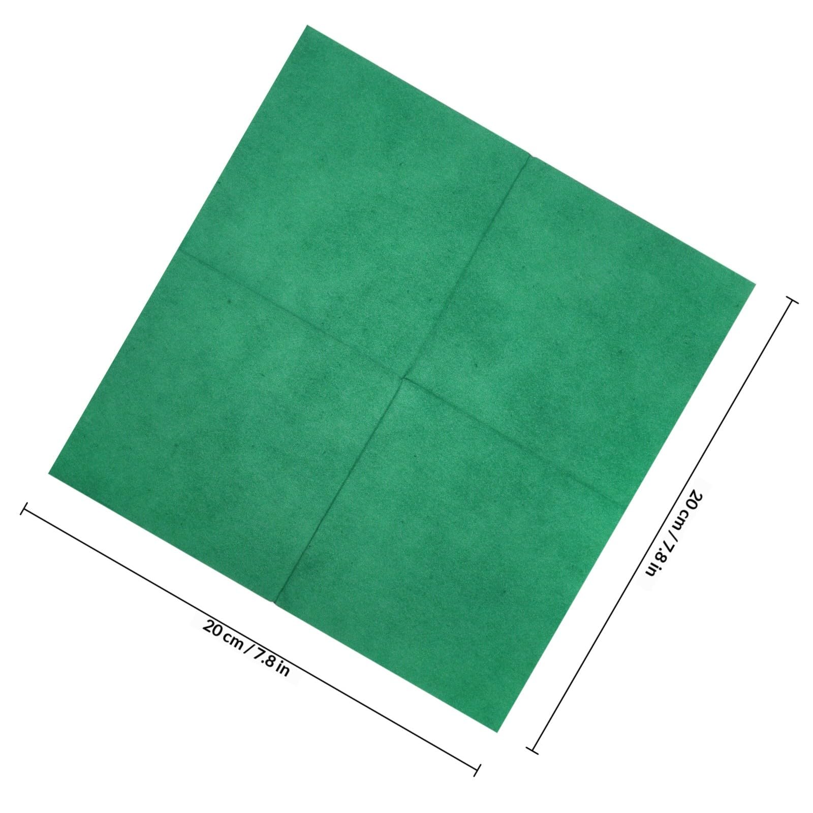 Cabilock 50 Piezas Servilletas de Papel Desechables Alta Eficiencia Verdes Textura Gruesa de Pulpa de Madera para Restaurante y Hogar para Cenas y Bodas Uso Versátil en Restaurante y Hogar