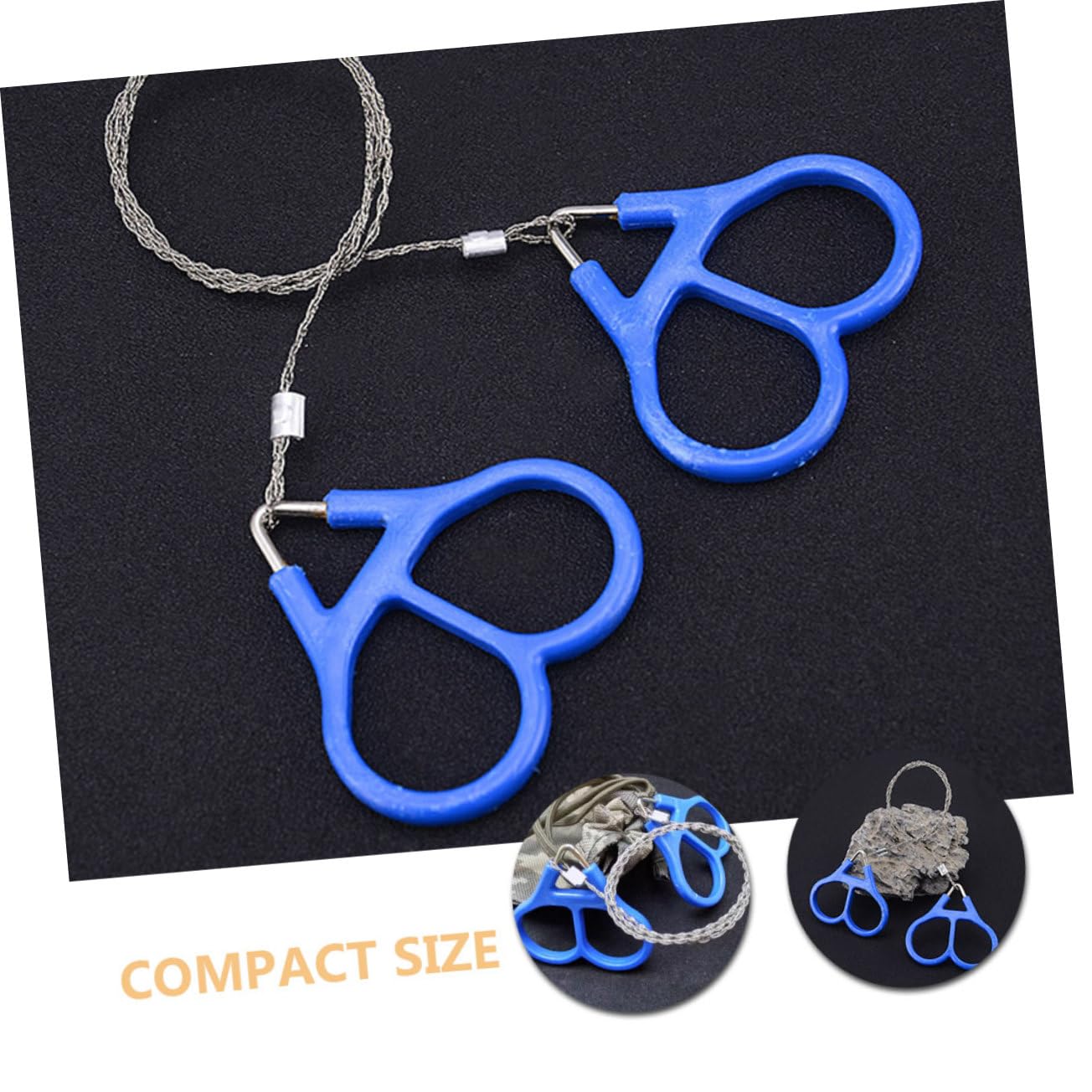 Totority 4pcs Outdoor Wire Saws Portable Hand Chainsaws for Emergency Survival Camping Hiking and Tree Pruning Lightweight and Efficient Cutting Tool