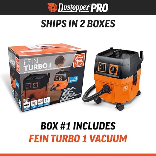 Miniatura 6 de Turbo Bagger Shop - Sistema de recolección de polvo de alto rendimiento con accesorios para sistema de vacío húmedo y seco, ideal para tiendas,