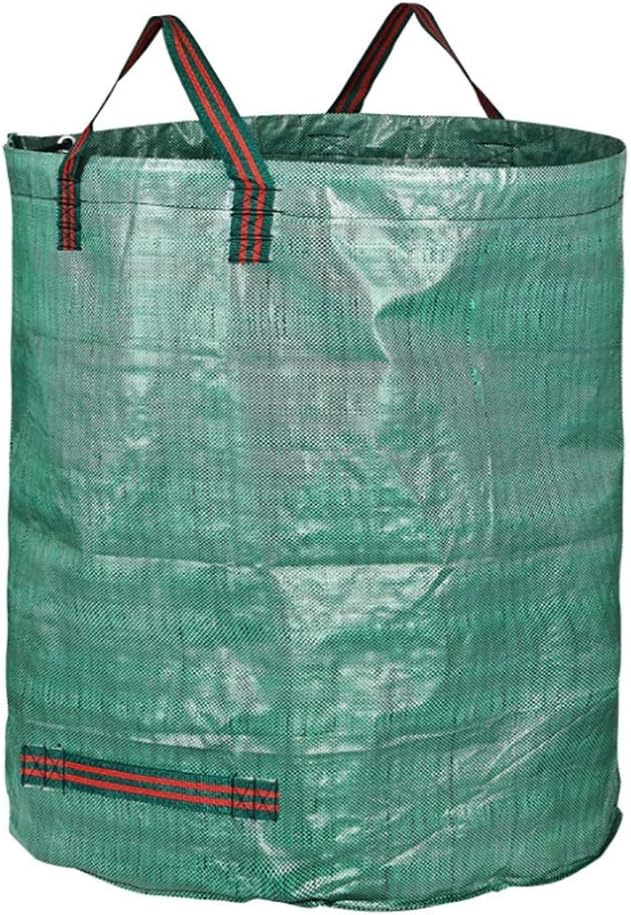 Garden Waste Bags，Garden Rubbish Grass Plant Flower Storage Tidy Bucket (500L H100 cm, D80 cm) (Size : 1 Bag)