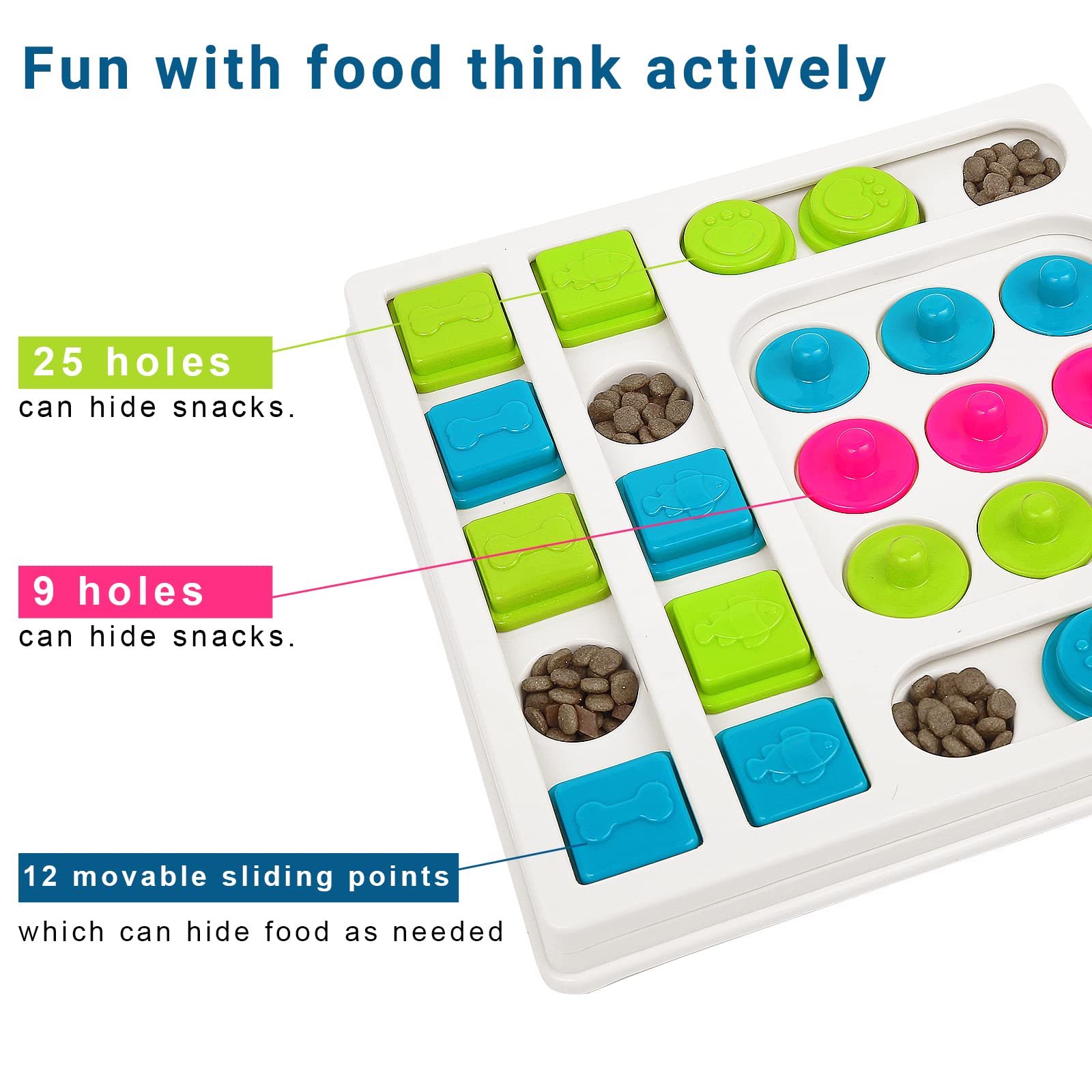 Juguete Interactivo Para Perro YFCVIP Juguetes De Rompecabezas