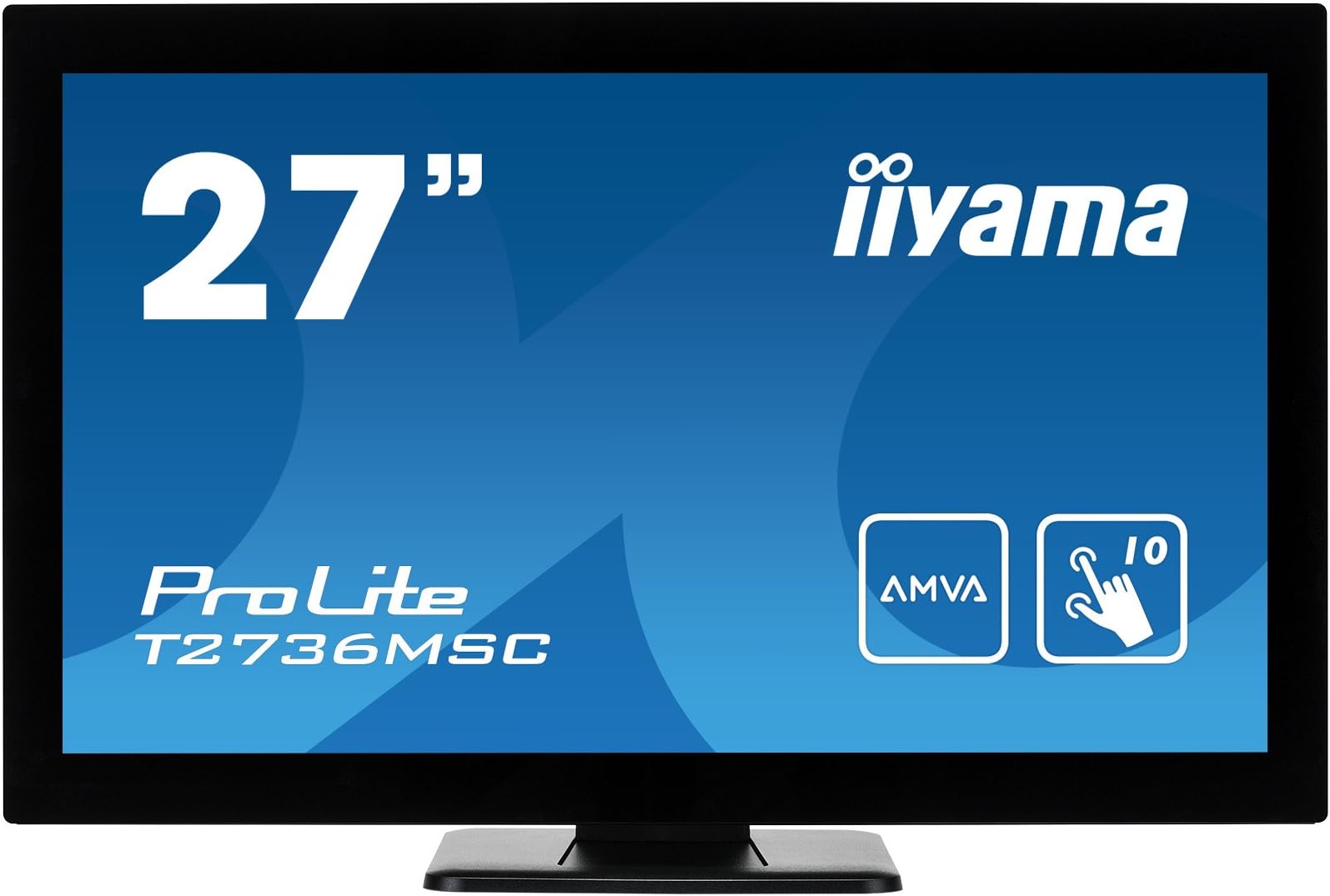 iiyama ProLite T2736MSC-B1 touch screen monitor 68.6 cm (27") 1920 x 1080 pixels Black Multi-touch