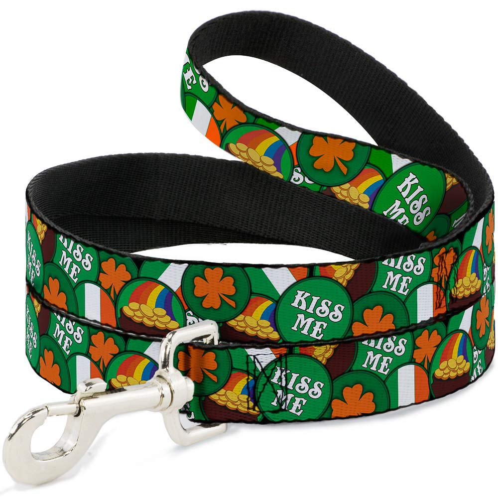 Laisse pour chien robuste pour fêter la Saint-Patrick lors de vos promenades festives