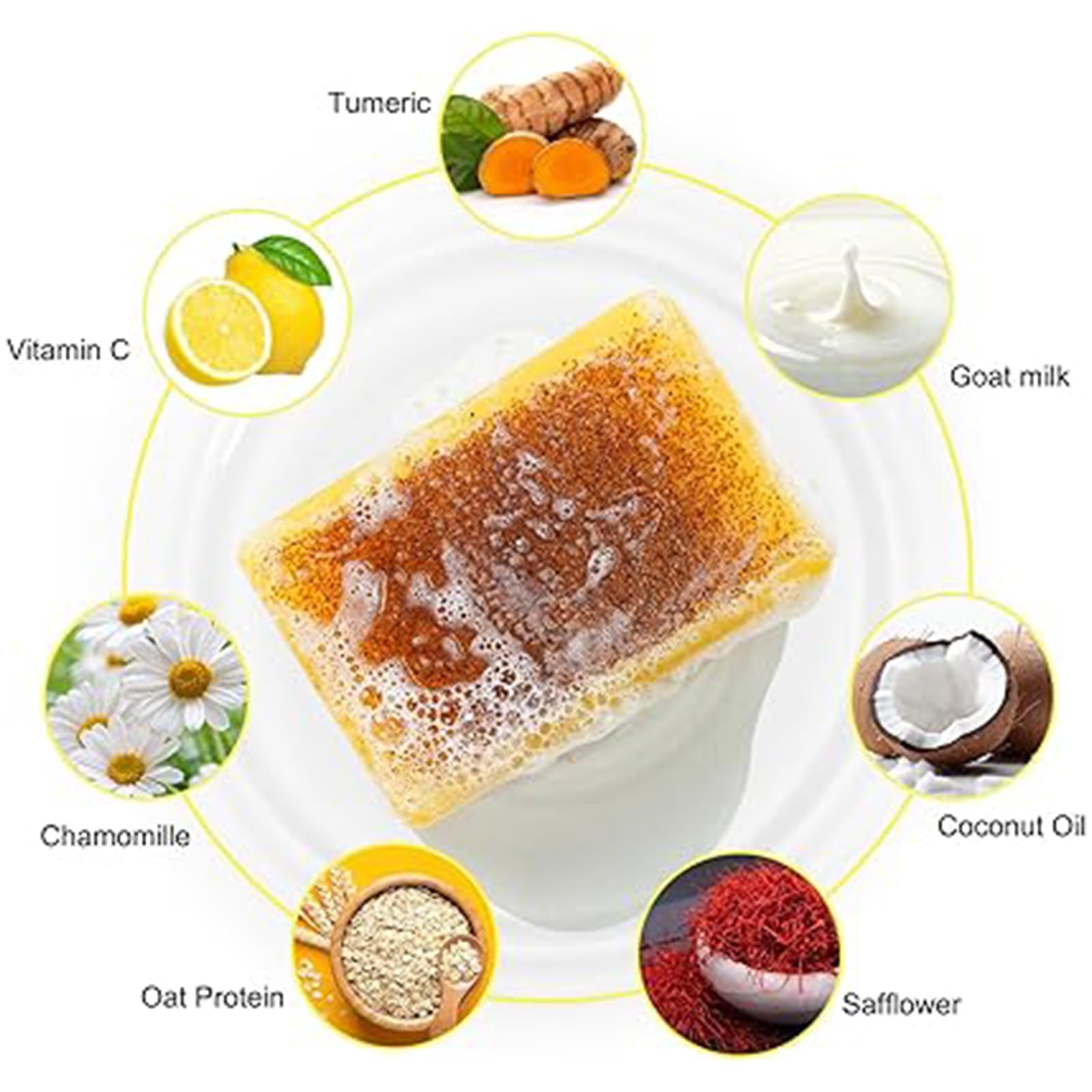 Turmeric Soap, 1 g (Pack of 1) - Image 2