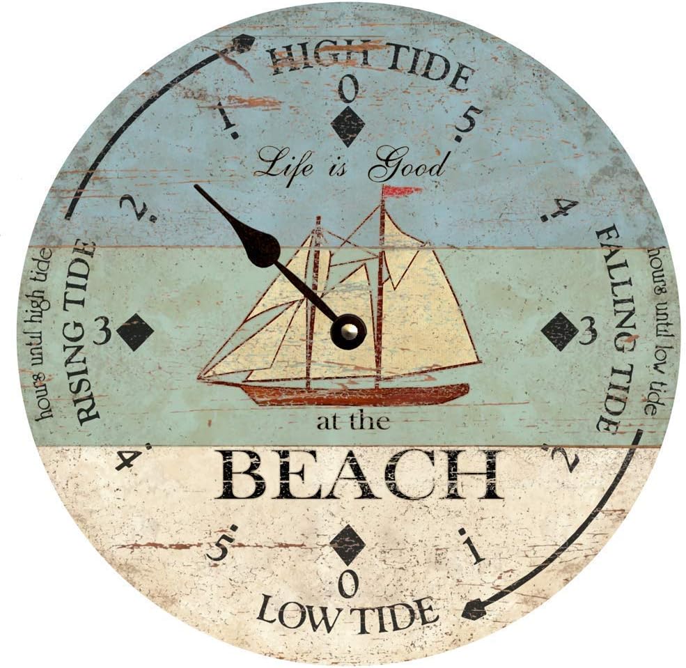 Tide Dial Beach Clock