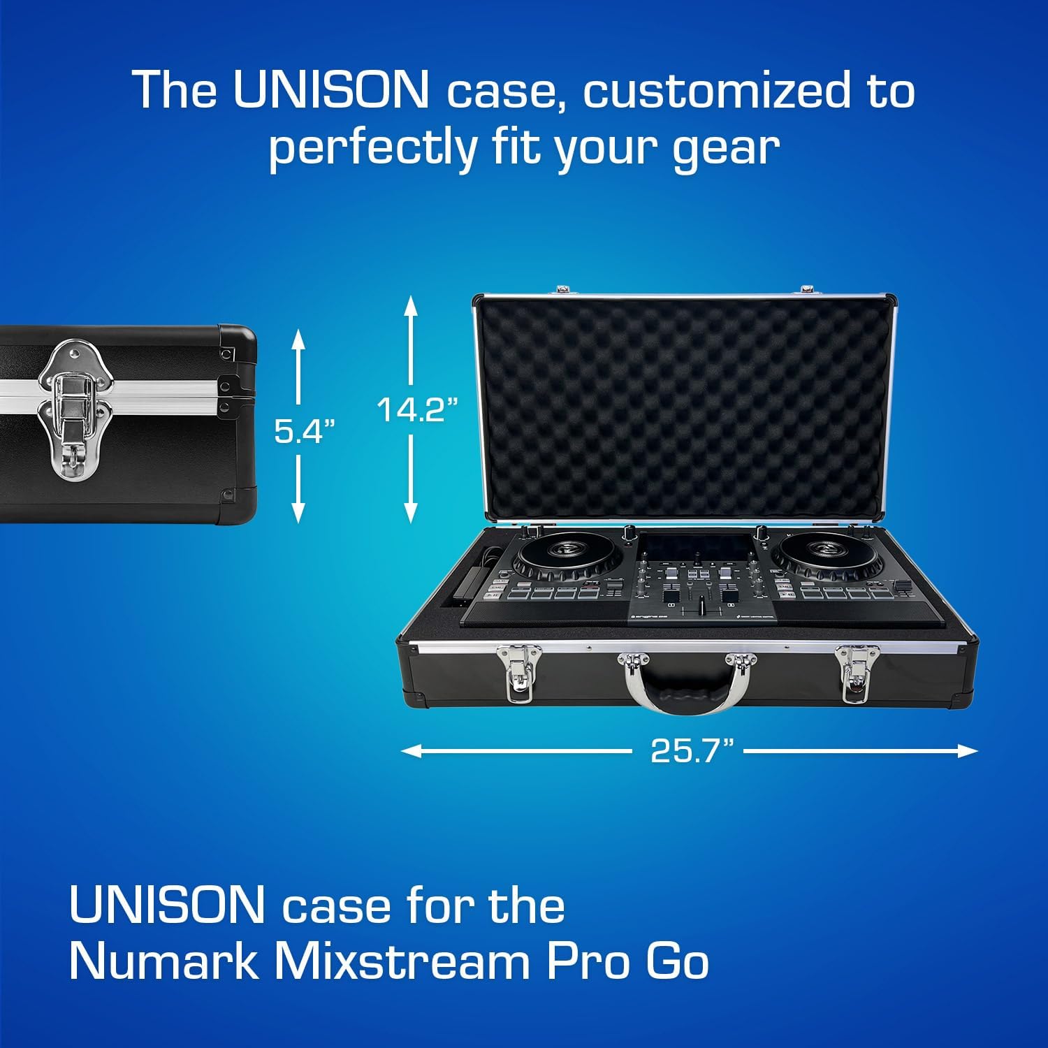 ANALOG CASES Numark Mixstream Pro Go Case - Ultra-Lightweight UNISON Hard Case