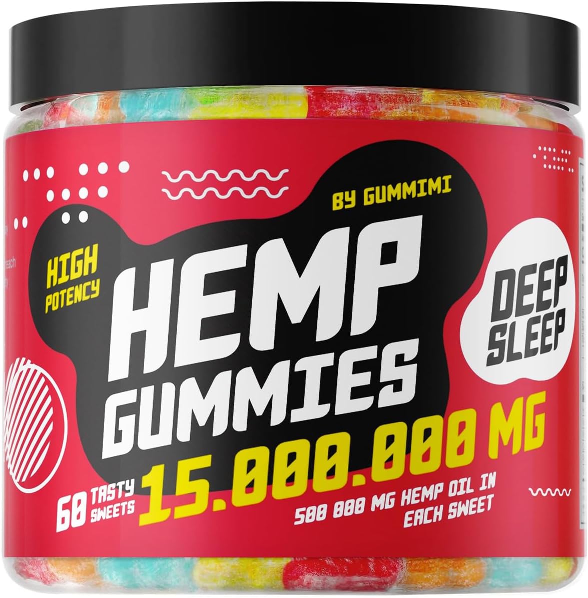 Hеmp Gummies for Deep and Healthy Bеdtime - Ensure the Peace of Body - Assorted Fruit Flavors - Hеmp Oil Infused Gummy Vitamins - Made in USA