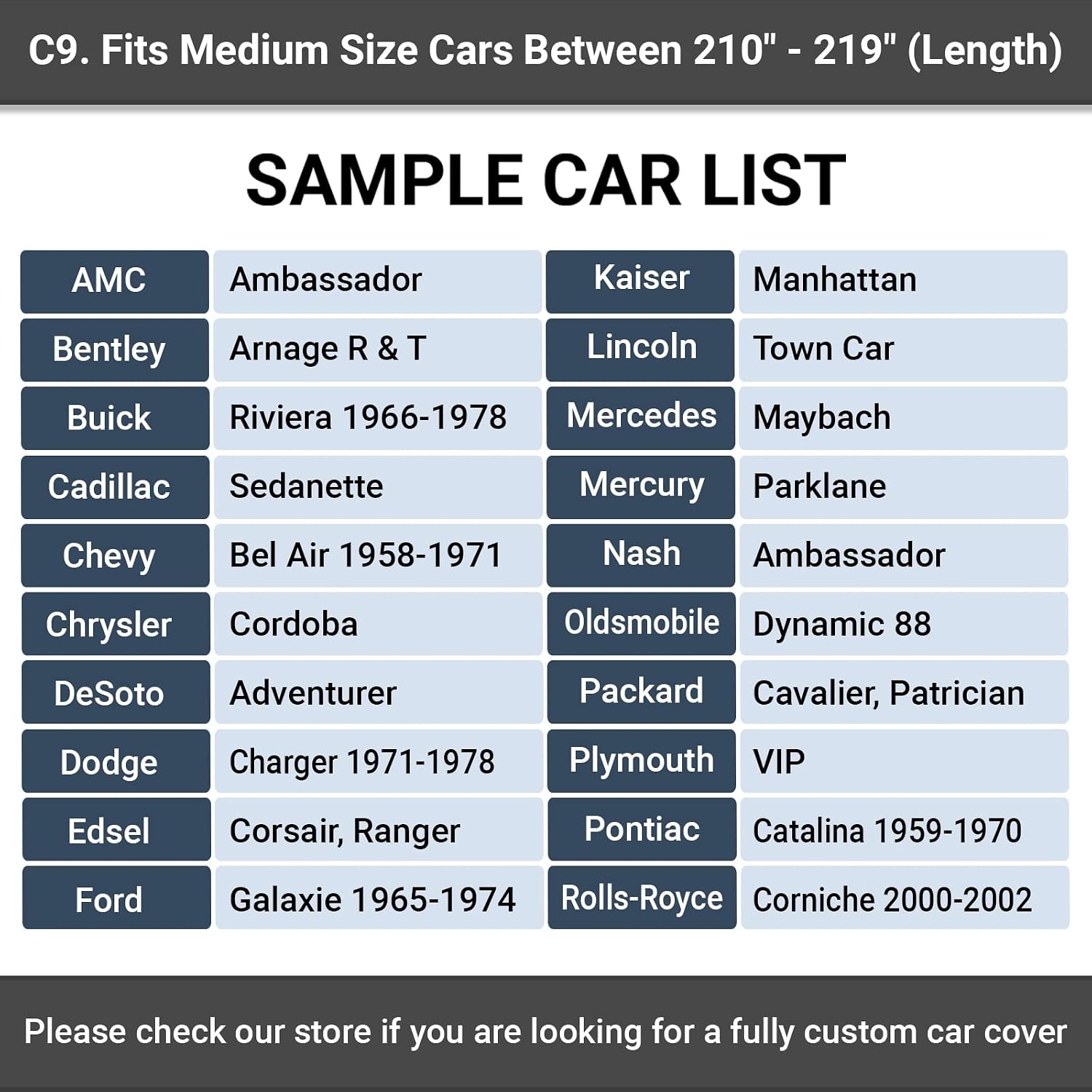 iCarCover 30-Layer Premium Car Cover Waterproof All-Weather Rain Snow UV Sun Hail Protector for Automobiles, Automotive Accessories Full Exterior Indoor Outdoor Cover, Fit for Sedan (210-219 inch)
