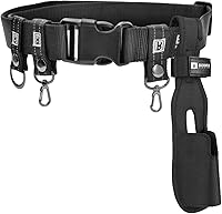 Vista 6 de Booms Fishing FB2 - Cinturón de pesca Wade para pesca, cinturón ajustable de nailon de 45 pulgadas de longitud máxima, cinturones Wade para lanzar