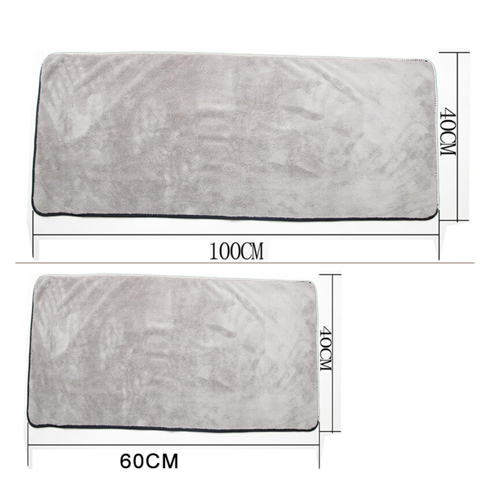 Ręcznik z mikrofibry Akcesoria do myjni samochodowej 100X40cm Super chłonna ściereczka do czyszczenia samochodu Premium Mikrofibra Auto Ręcznik Jednorazowe suszenie Czyste wielokrotne użycie (Kolor: