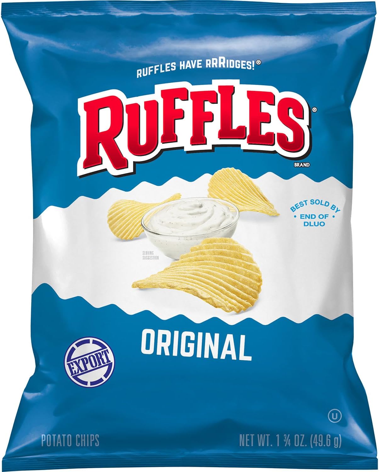 Original Potato Chips 1.75 OZ (50g) - Export