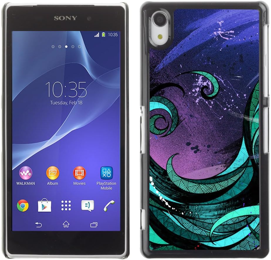 CaseLord Plastic Hard Case Cover for Sony Xperia Z2 / Abstract Art Painting /
