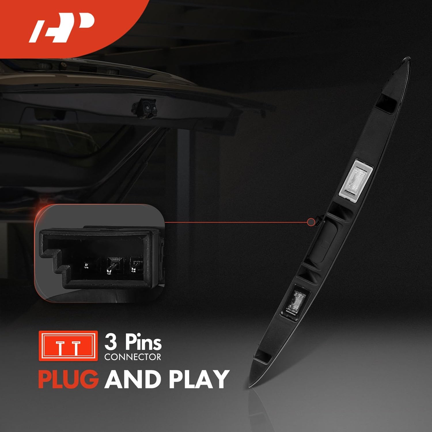 A-Premium Tailgate Handle Release Switch Compatible with Mini Cooper 2007 2008 2009 2010 2011 2012 2013 2014 2015, Rear Side