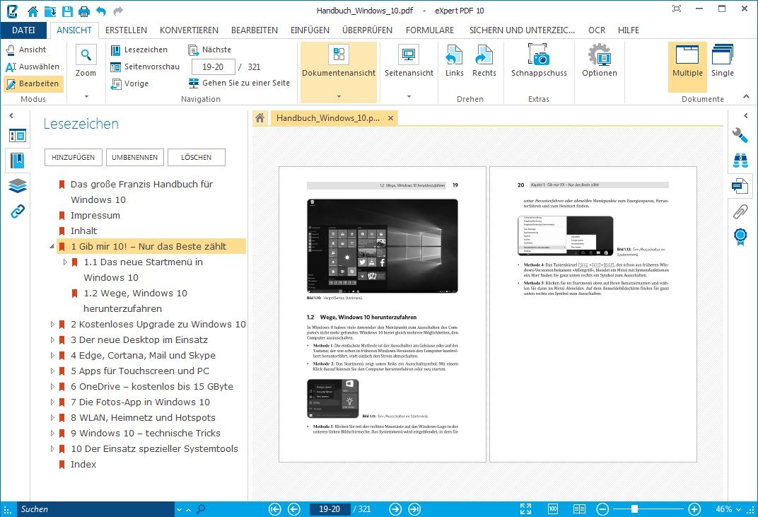PDF Experte 10 Professional - Der komfortable und schnelle Weg zum Erstellen und Konvertieren von PDF-Dateien - Windows 10, 8, 7, Vista, XP [Download]