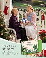 Vista 7 de Gardening Tools, 10-Piece Gardening Gift Set for Women, Rust-Proof & Heavy-Duty Tools with Floral Organizer Bag, Fashionable & Thoughtful Gift for