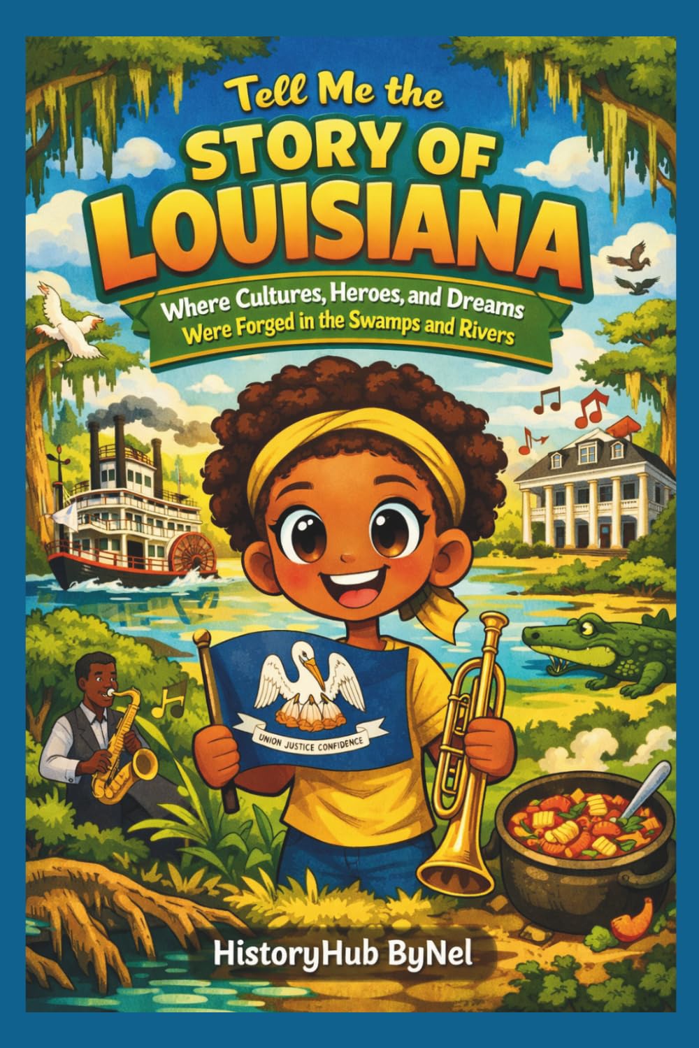 Tell Me the STORY OF LOUISIANA: A Fun History Book for Curious Kids: Where Cultures, Heroes, and Dreams Were Forged in the Swamps and Rivers (Collection of State Histories of the USA)