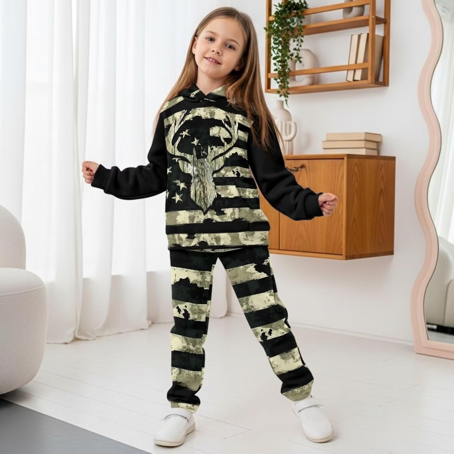 DISNIMO Hoodie and Sweat Pants for Boys Sweatshirt for Kids Clothing Sets Sweatsuits Set Girls Tracksuit Jogger Pants - Image 5