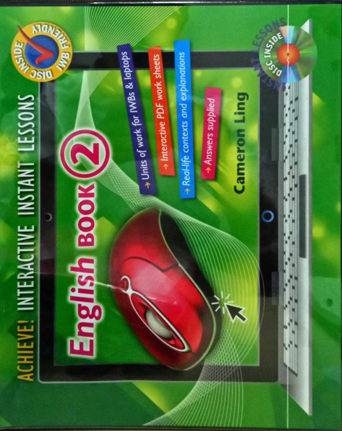 ENGLISH BOOK 3 WITH CD- ACHIVE! INTERACTIVE INSTANT LESSONS