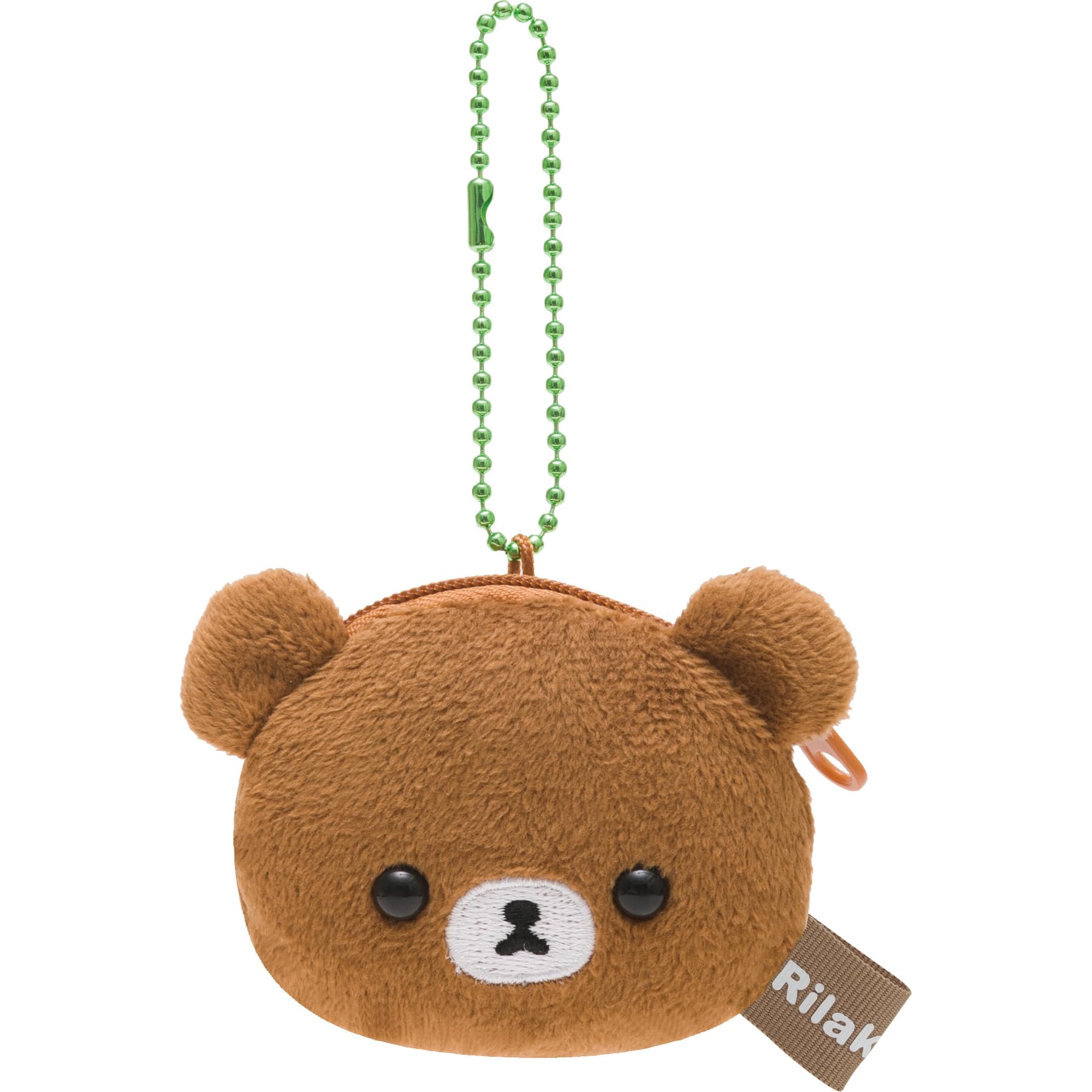 San-X Rilakkuma CK69204 Mini Plush Coin Case, Chai Bear H3.3 x W2.4 x D1.2 inches (8.5 x 6 x 3 cm) : Clothing, Shoes & Jewelry