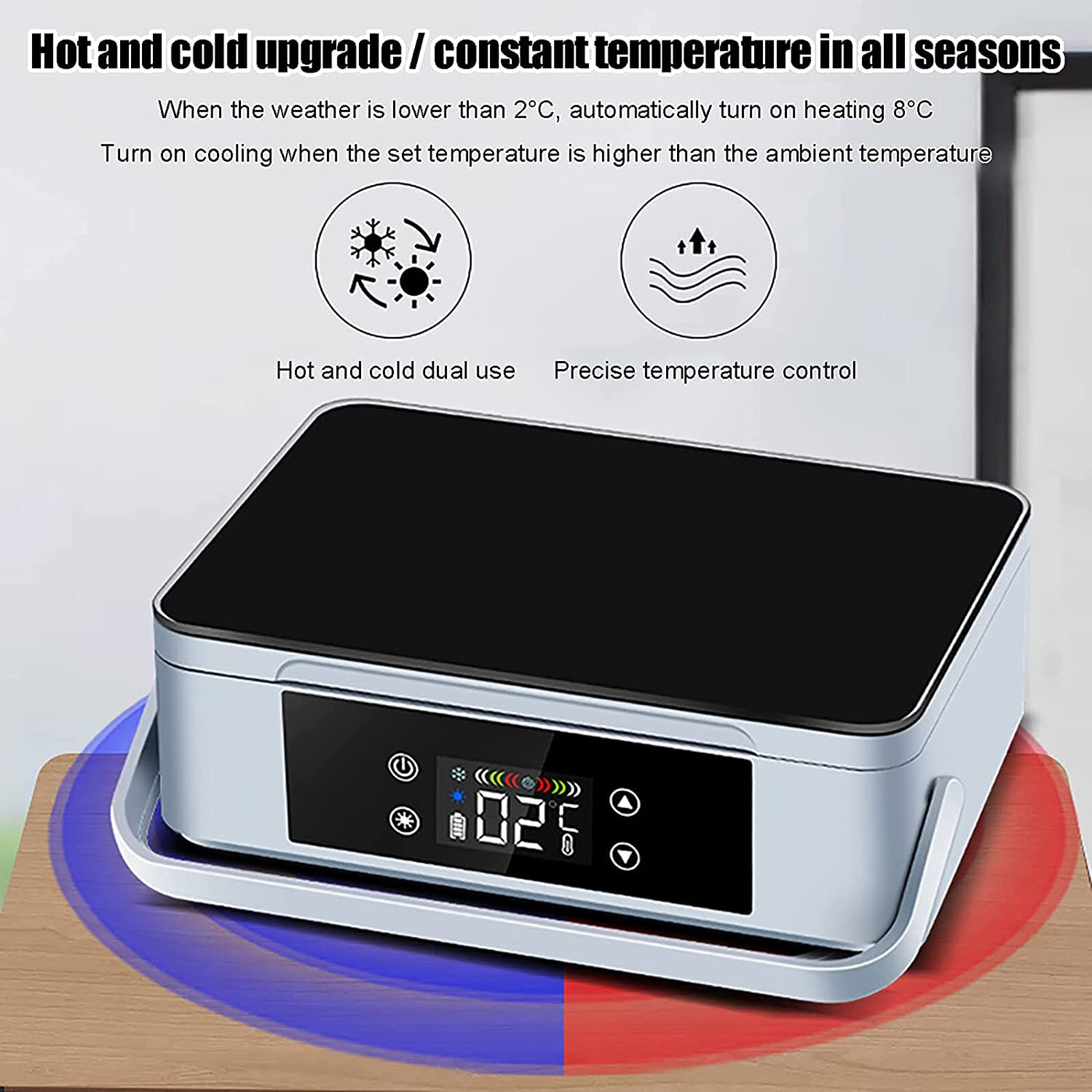 Frigorifero Portatile per Insulina,Scatola refrigerata Portatile del Mini Frigorifero dell'insulina/Piccolo Frigorifero Mobile dell'automobile Ricarica USB,2*Battery