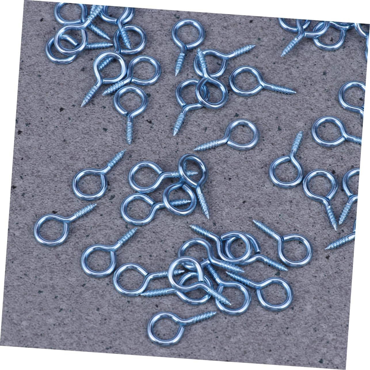 300pcs Screw Eye Hooks Jewelry Wire Eye Pins for Crafting DIY Plated Easy to Use Strong Structure