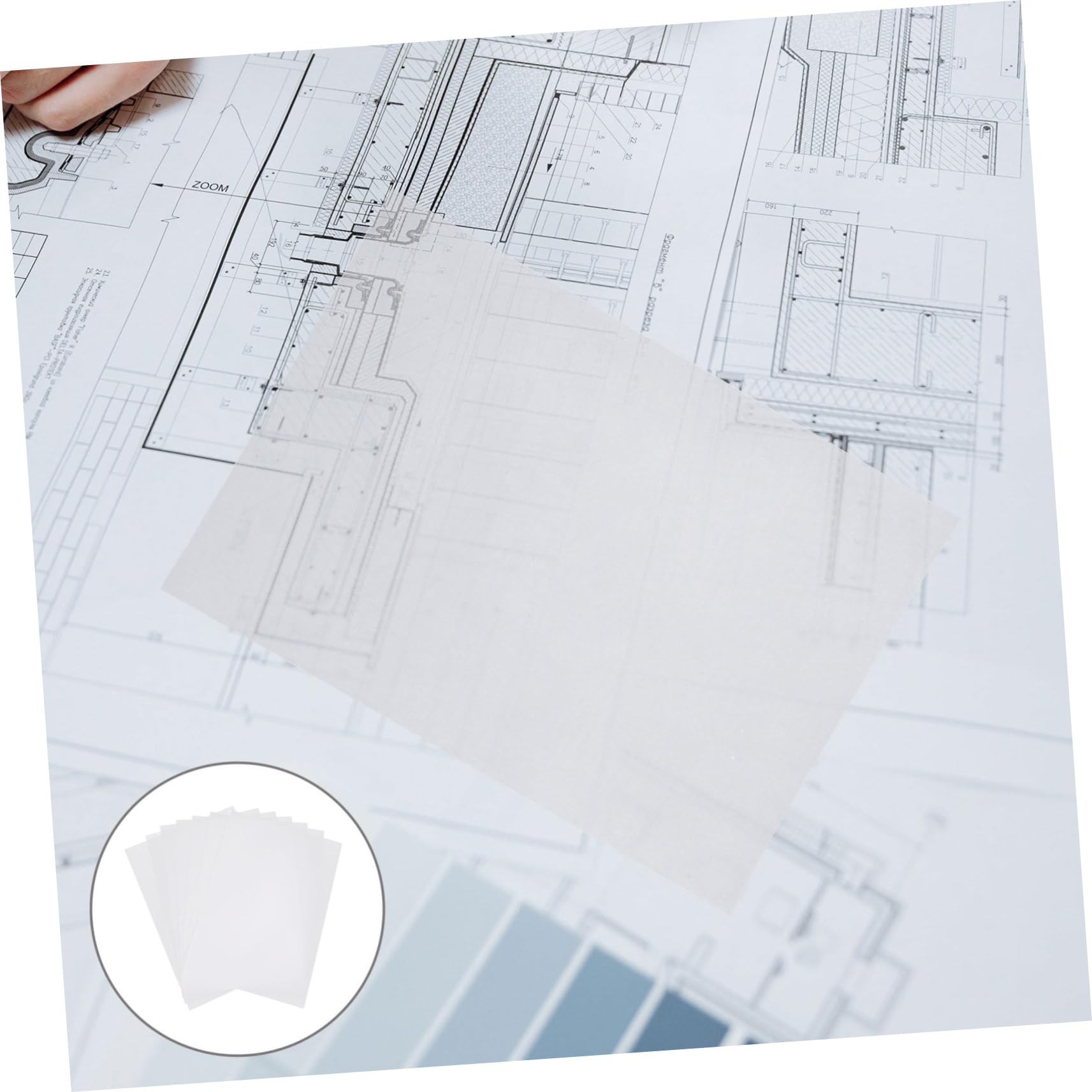 VILLCASE Printable Tracing Paper 50 Sheets A4 Translucent for Drawing Sketching Art Projects
