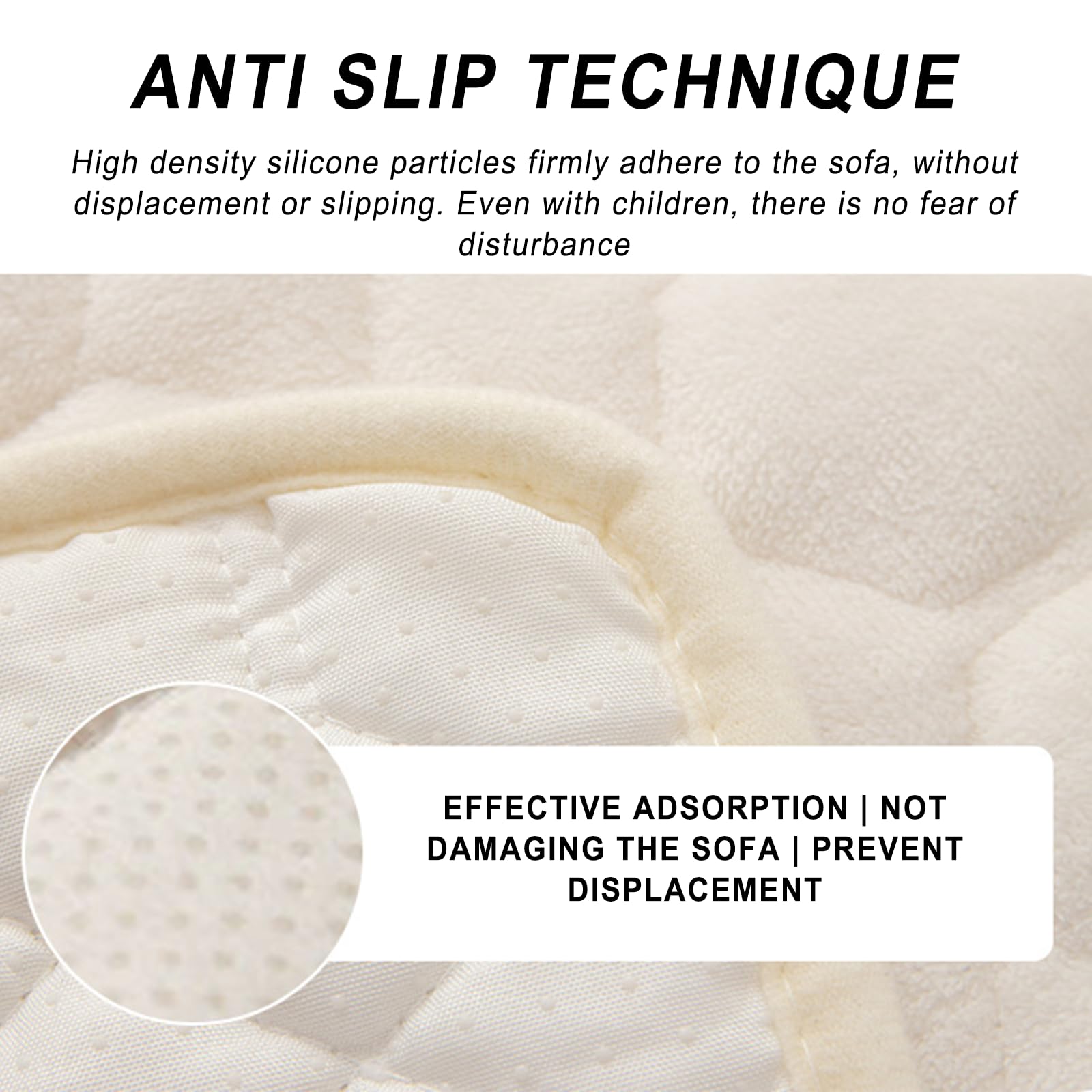 HOMEP - Funda para silla reclinable, antideslizante, suave y lavable, perfecta para niños y mascotas, se adapta a piel de 53 a 185 cm
