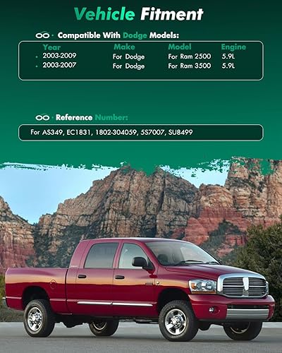 Miniatura 3 de SCITOO MAP Sensor de presión absoluta del colector del sensor compatible con 2003 2004 2005 2006 2007 para Dodge Ram Cummins 5.9L AS349 5139278AA