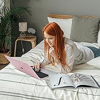 Vista 6 de EooCoo Funda compatible con MacBook Air de 13 pulgadas M5 2026-2022 Release M4 M3 M2 A3449 A3240 A3113 A2681, carcasa rígida con purpurina