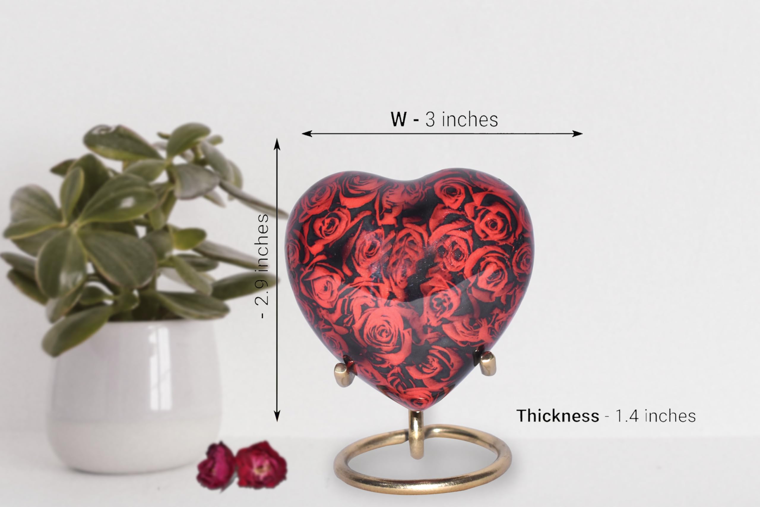 骨壷(ハートにバラ) 楽天市場】バラ（骨壷｜仏具）：仏壇・仏具・神具<日用品雑貨