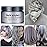Temporary Silver Gray Hair Spray Color, Luxury Coloring Mud Grey Hair Dye Wax,Washable Treatment Hair Color Wax with All Day Hold works on white hair/non-pigmented hair for Party, Cosplay (1, Gray)