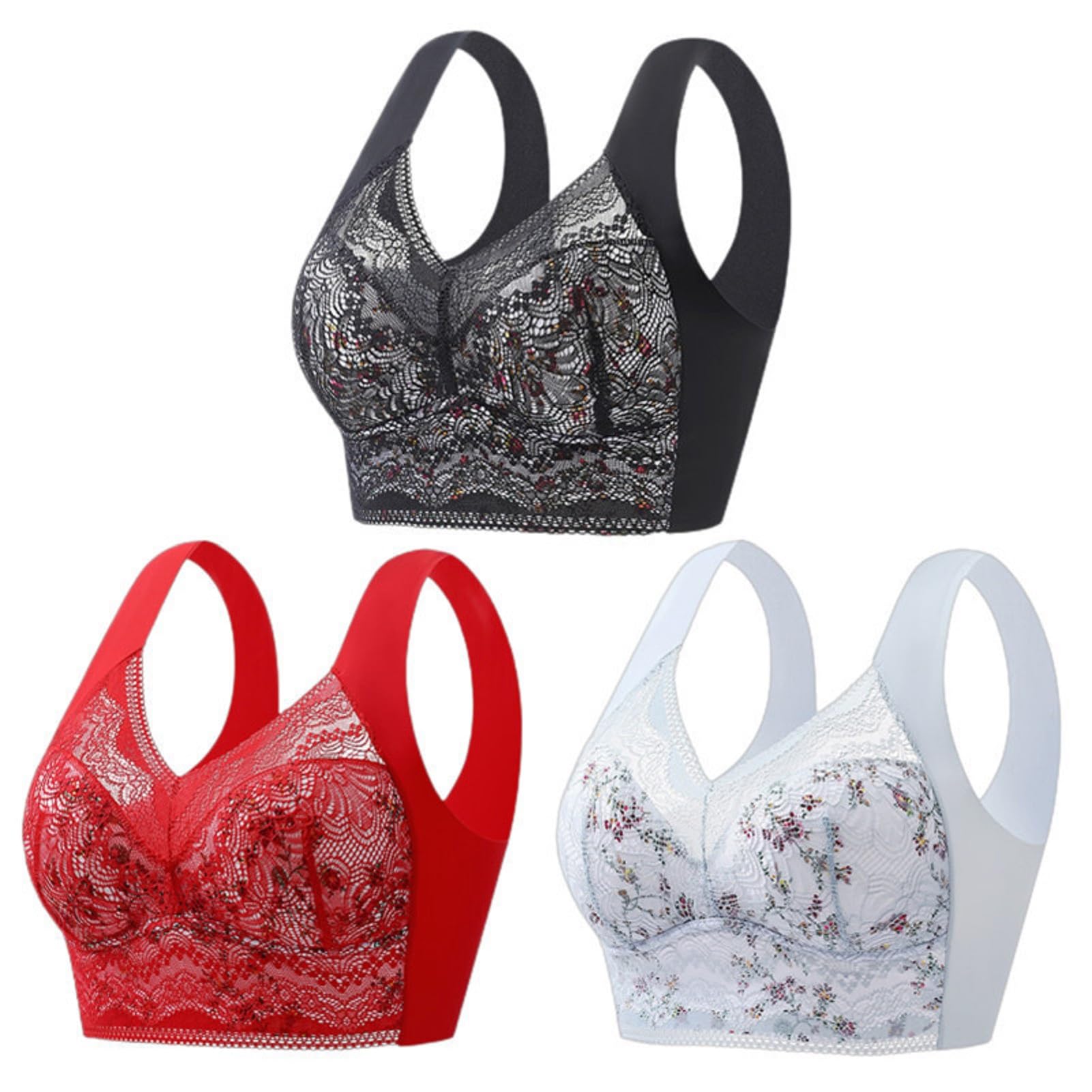 Sujetador push up ideal para el descanso en casa y paseos de mujeres mayores 8