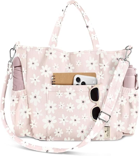 Miss Adola Corduroy Crossbody Tote Bag for Women