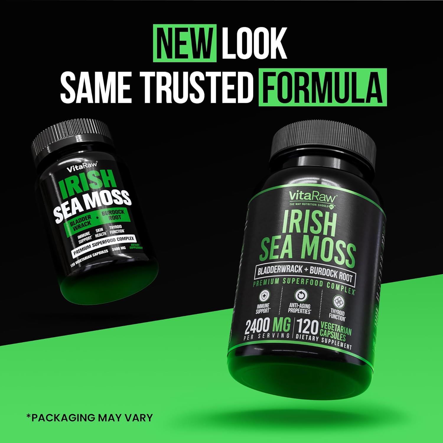 Organic Irish Sea Moss Capsules 2400 mg - Burdock Root and Bladderwrack Powder Real Seamoss Pills for Immune Support, Joint and Gut Health Help - Raw Sea Moss Advanced Herbal Supplement - Image 8