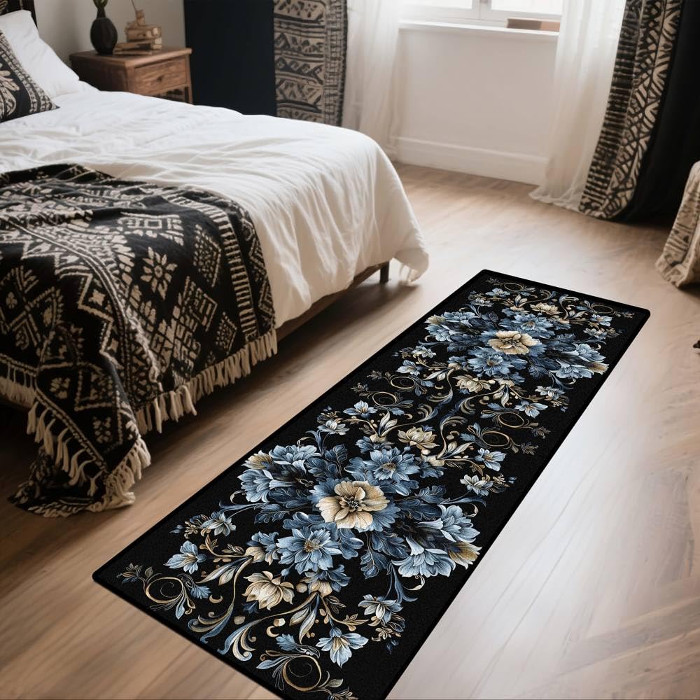 Alfombra cocina antideslizante: olvídate de resbalones con esta alfombra lavable de goma negra