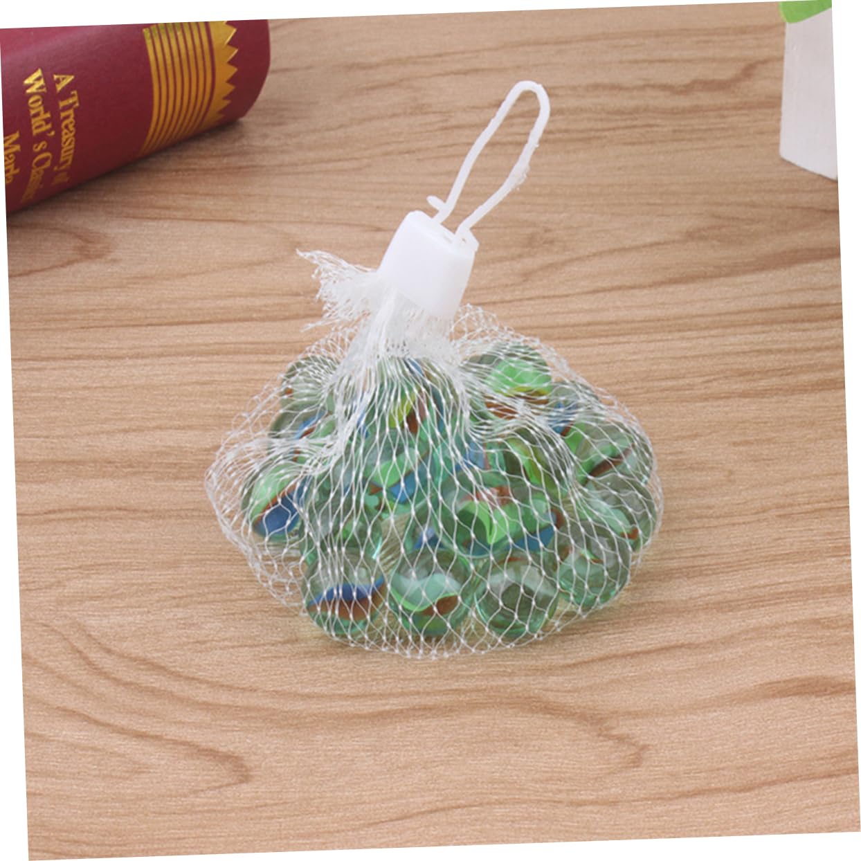 Sacchetti in Rete Plastica per Biglie, Borsa Portaoggetti 25 CM in