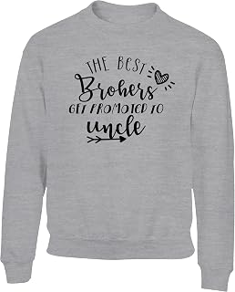 Hippowarehouse The Best Brothers get Promoted to Uncle Kids Children's Unisex Jumper Sweatshirt Pullover