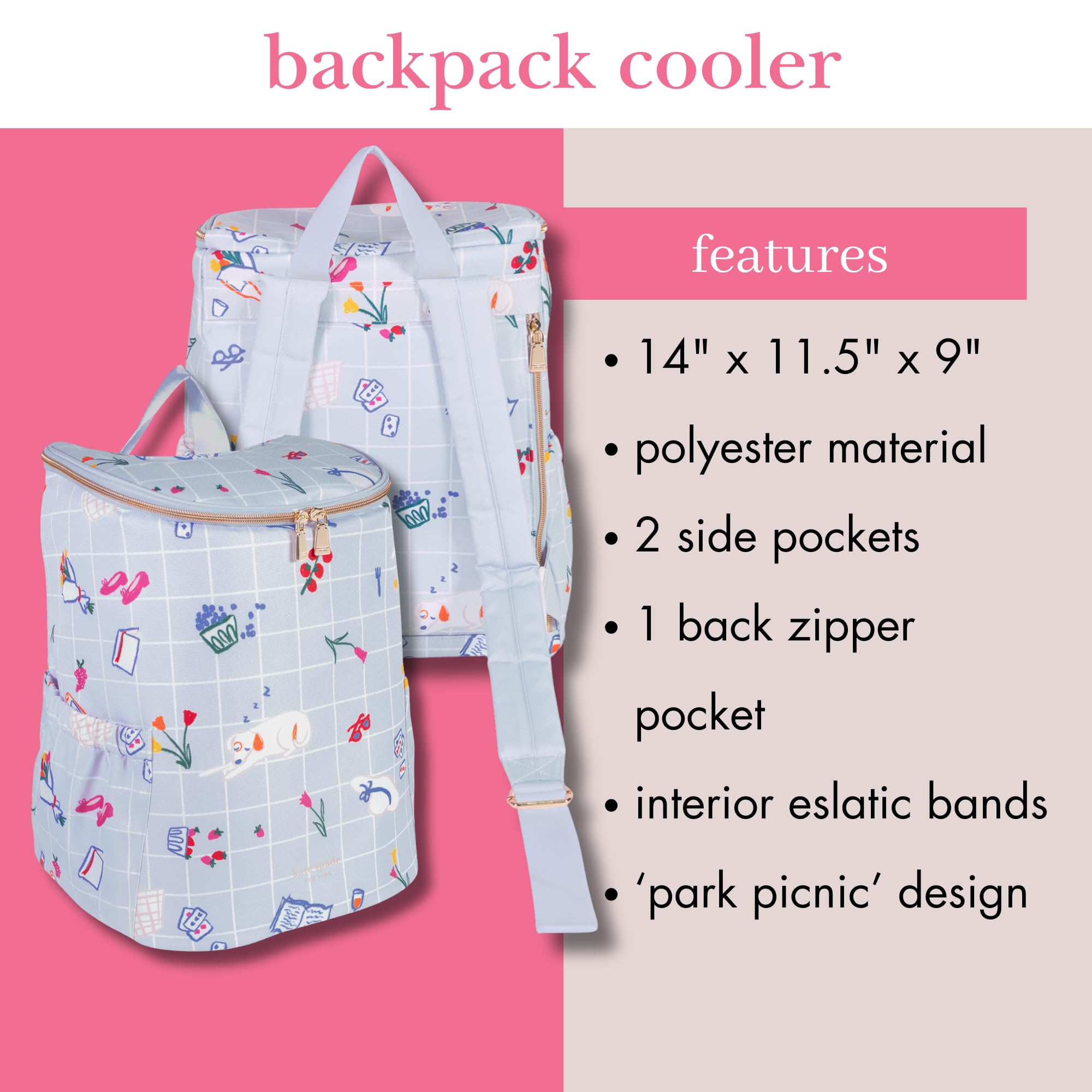 Amazon.com: kate spade new york Insulated Backpack Cooler 