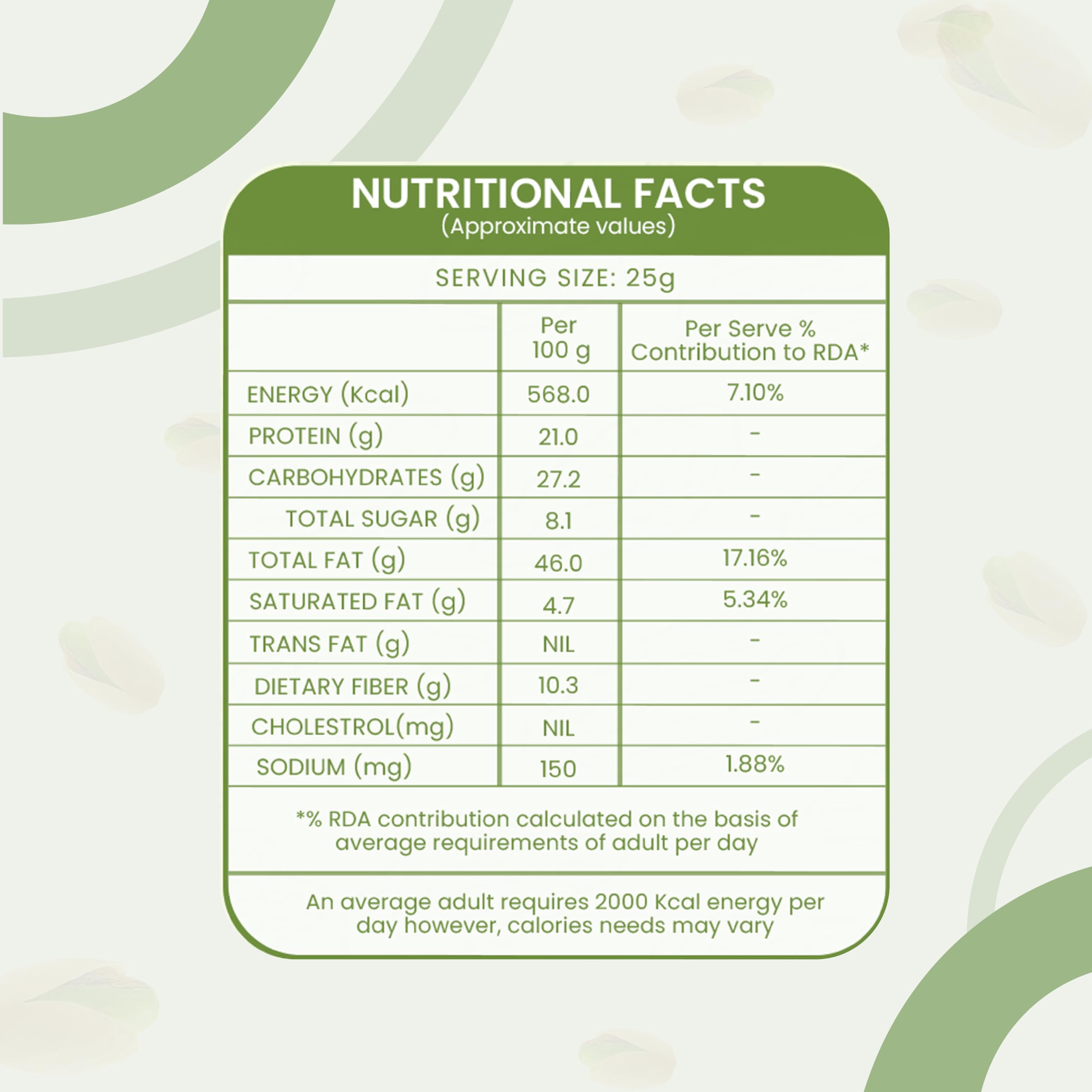 Eatmate Premium Pistachios 500g | Crunchy & Naturally Nutritious Pista | Rich in Protein, Fiber & Essential Nutrients | Delicious Anytime Snack | Perfect for Snacking, Baking, Cooking & Desserts 3