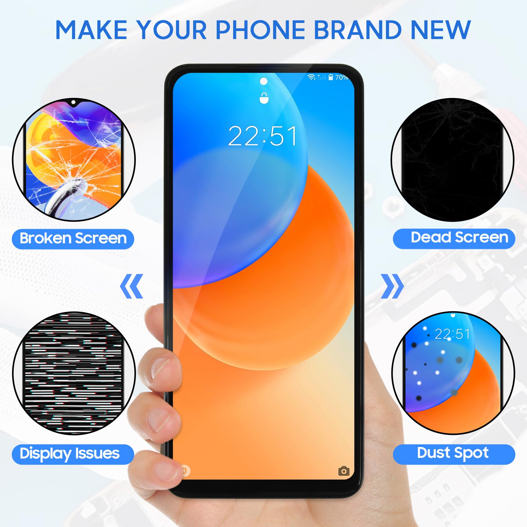 DISPLAY LCD TFT FRAME PER XIAOMI REDMI NOTE 13 4G 23124RA7EO TOUCH SCHERMO NERO