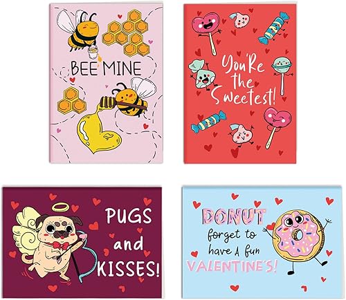 Vista 10 de Chenive Tarjetas del día de San Valentín para niños, tarjeta de felicitación para el día de San Valentín con temática deportiva, 40 tarjetas del día