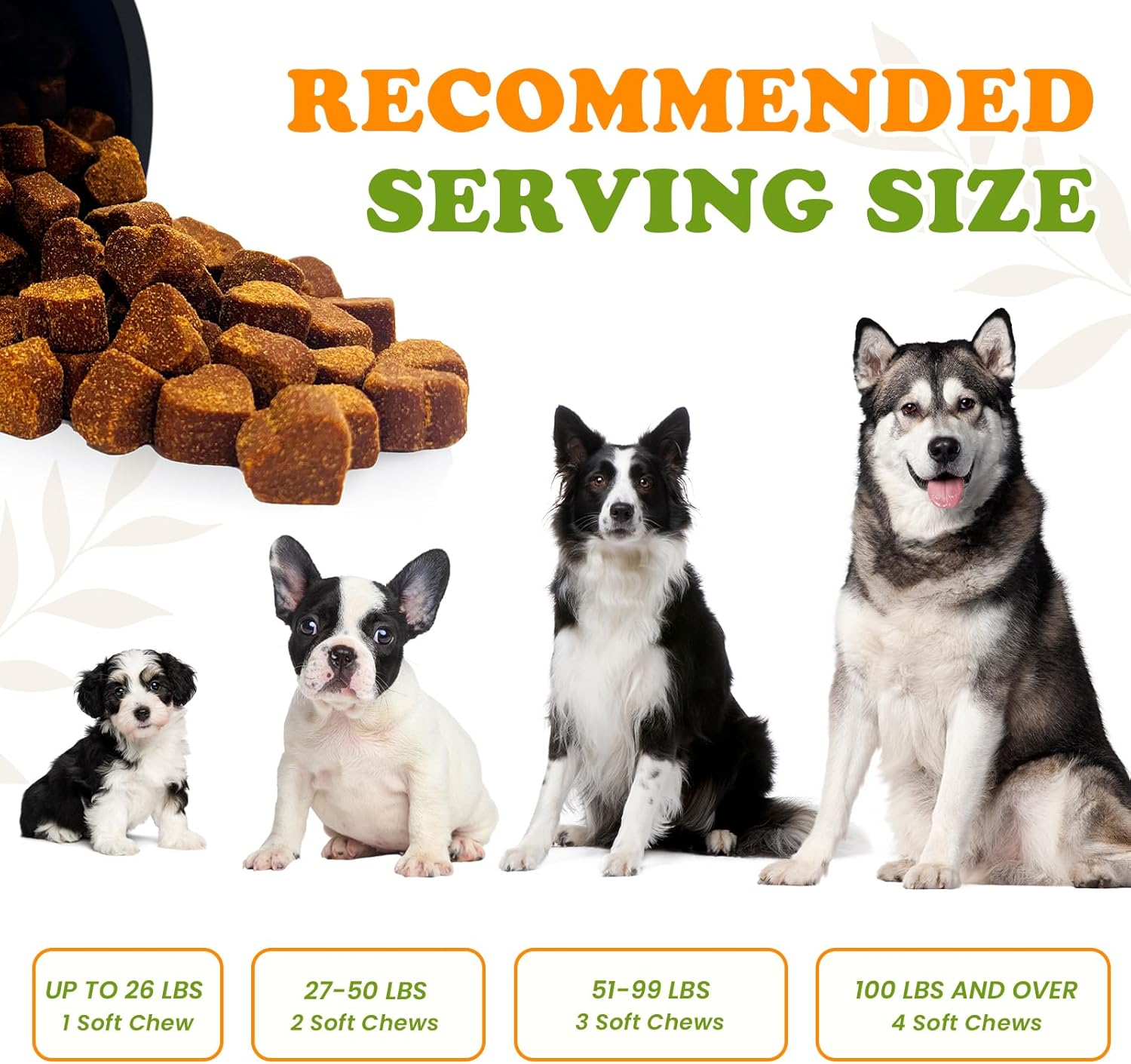 Dog Flea Tick Soft Chews 200 Chewable Bites Oral Supplement for Daily Comfort Supports Skin Wellness Suitable for Small Medium Large Dogs All Life Stages Chicken Flavor Easy to Chew and Use Daily