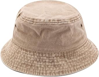Vintage Cotton Bucket Hat Washed Retro Outdoor Fishing Sun Hat
