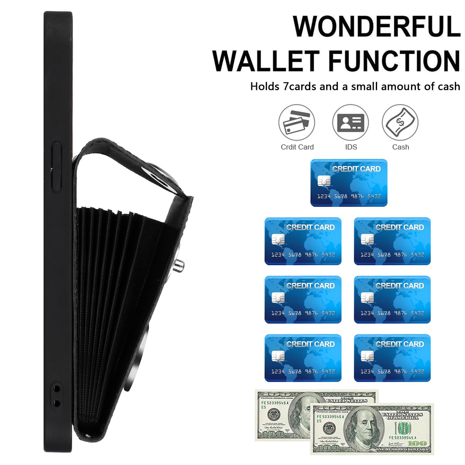 LEMAXELERS Wallet Phone Case For Moto G Play 4G 2024 With Kickstand Card Holder Slot Magnetic Flip PU Leather Shockproof Case For Motorola Moto G Play 4G 2024 Cat Dog Green SD