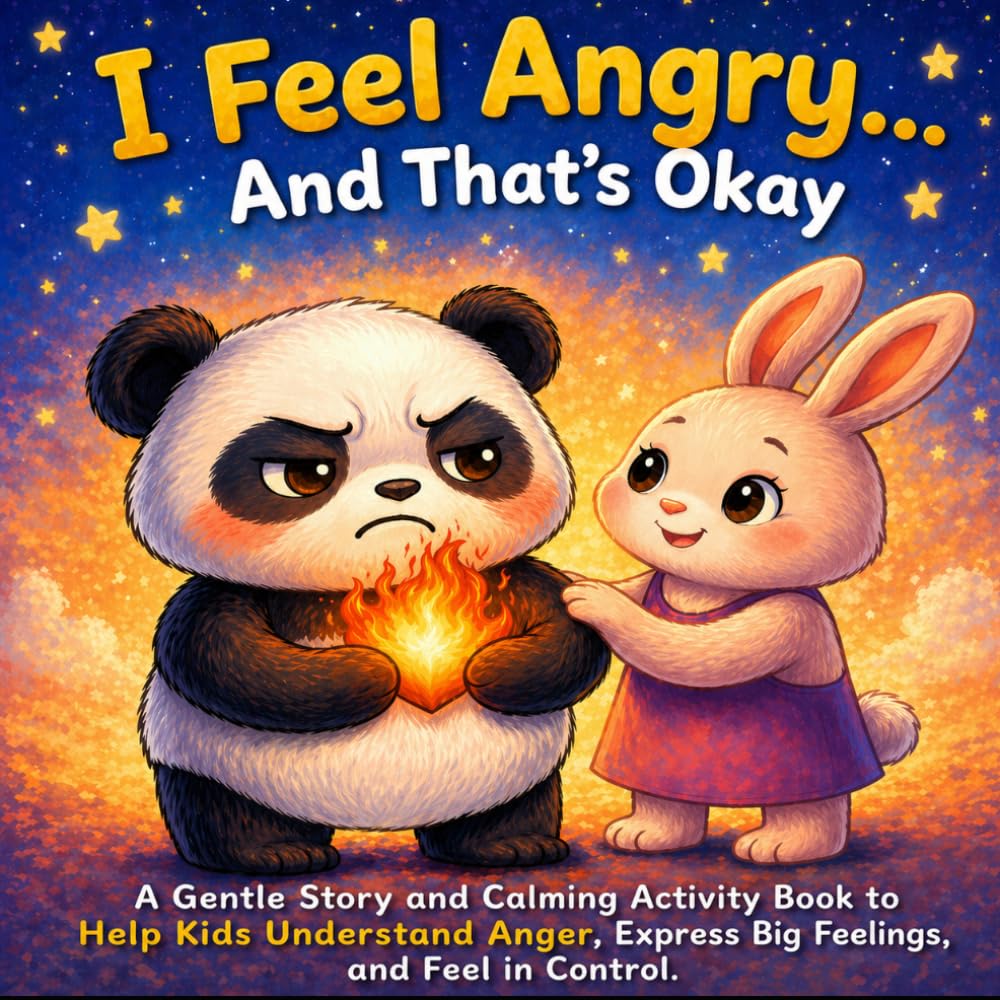 I Feel Angry… And That’s Okay: A Gentle Story and Calming Activity Book to Help Kids Understand Anger, Express Big Feelings, and Feel in Control (Little Feelings, Big Hearts)
