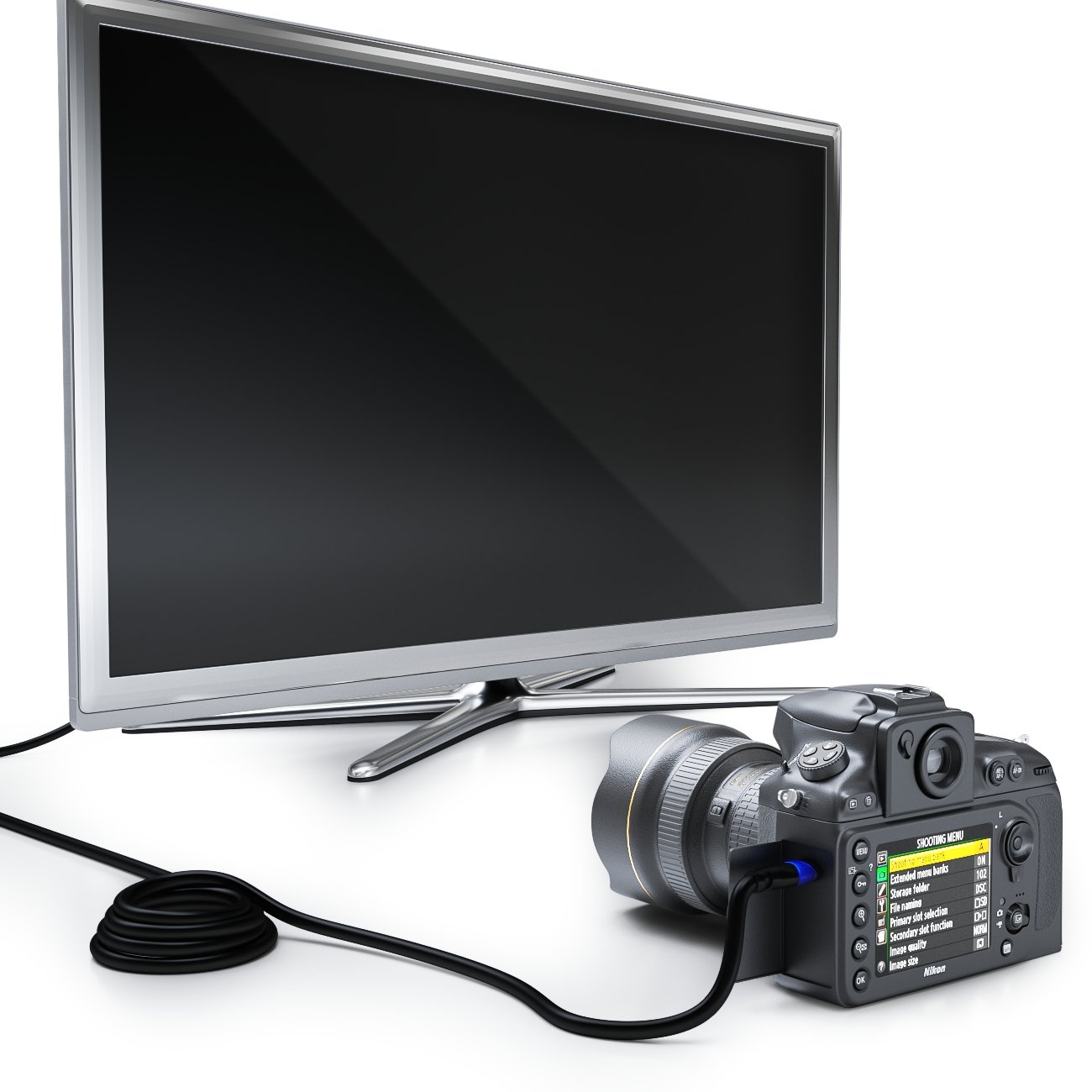 deleyCON 1,5m Mini HDMI Cavo HDMI 2.0/1.4a Compatibile ARC 3D 4K Ultra HD 1080p 2160p ad alta Velocità con Ethernet (Ultimo Standard) - Nero