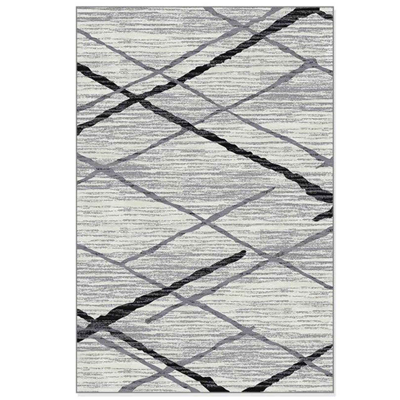 Tapis long couloir gris 3M moderne et tapis de passage entrée