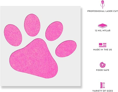 Miniatura 2 de Plantilla de pata de perro - Estampado de patas, plantillas para mascotas