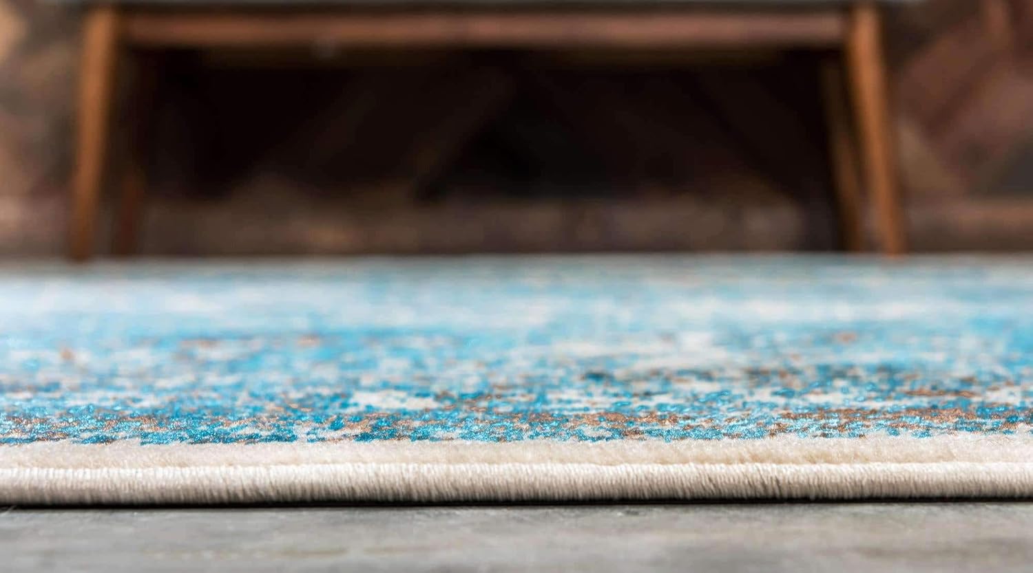 Unique Loom Imperial Collection (2' 0 x 3' 0 Rectangular, Ivory/ Turquoise)